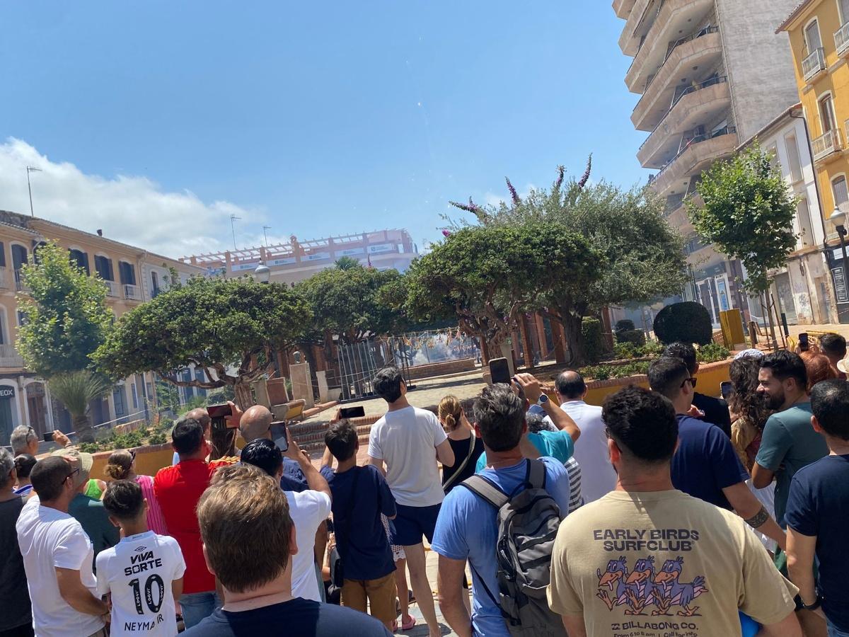 La Glorieta de Dénia dispara la mascletà de Festes