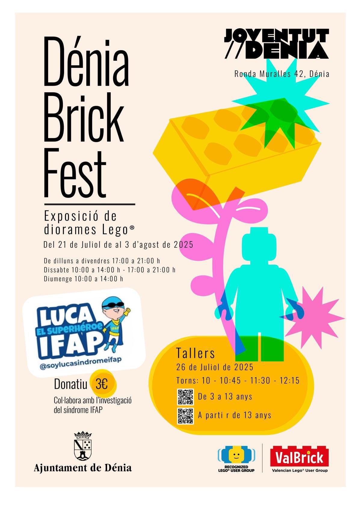 Brick Fest en Dénia a benefici del menut Luca
