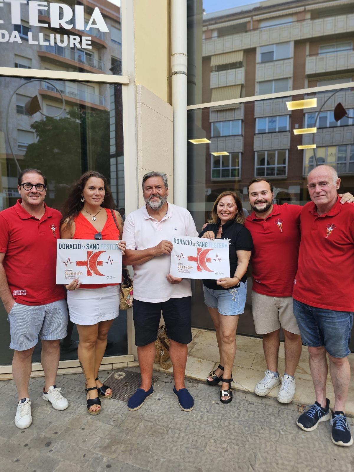 Torna la famosa Donació de Sang Festera de Moros i Cristians de Dénia