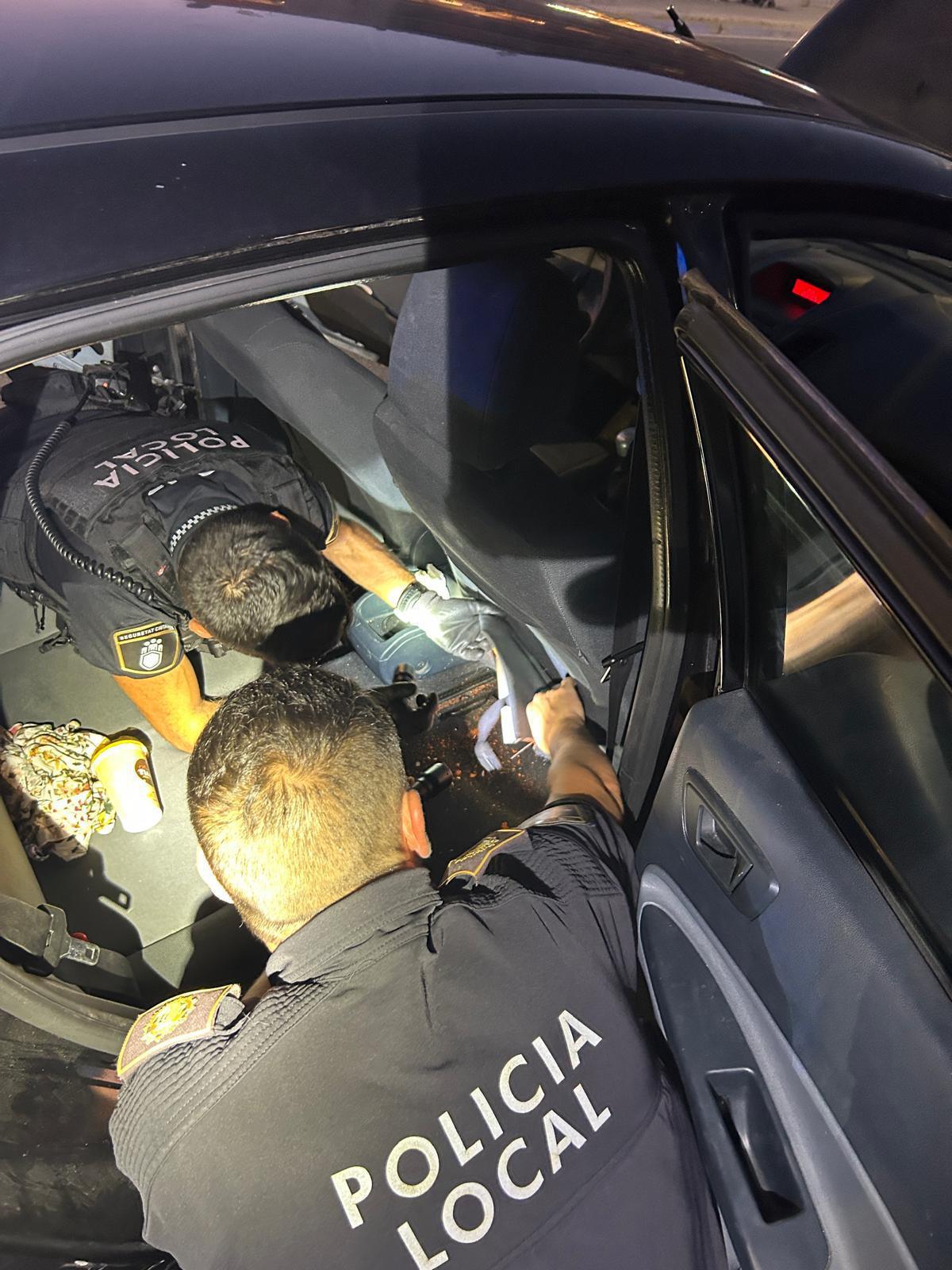 Detenidas dos personas en Xàbia con 48 gramos de cocaína tras intentar evitar un control policial