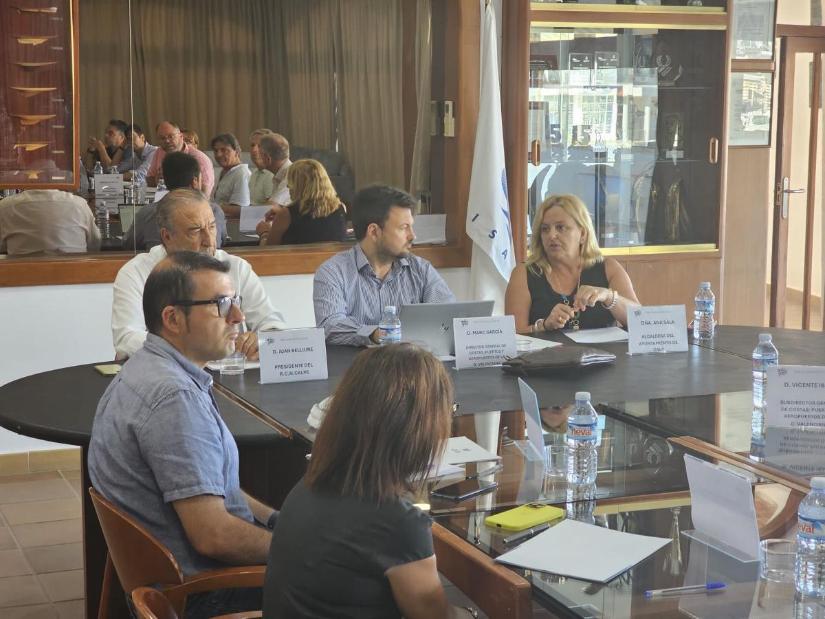 Calp celebra su primera mesa portuaria para abordar necesidades del sector Calp celebra su primera mesa portuaria para abordar necesidades del sector