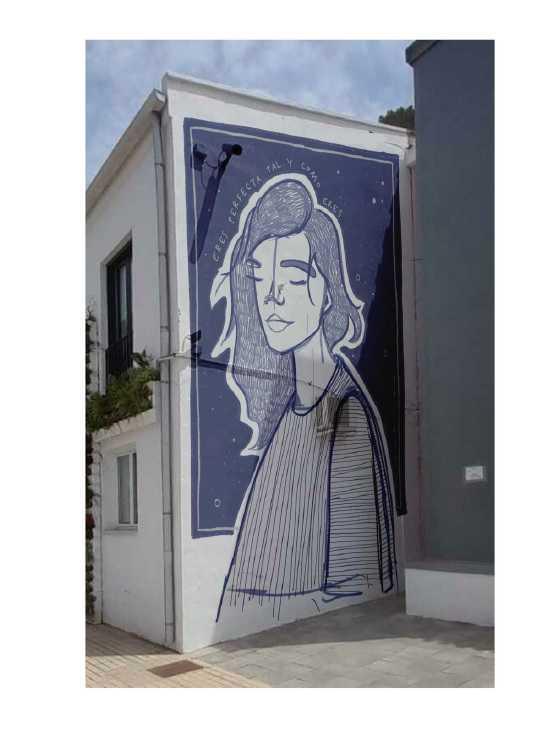 El arte urbano luce en el edificio de Juventud Dénia El arte urbano luce en el edificio de Juventud Dénia