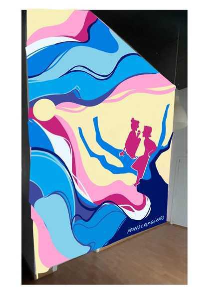 El arte urbano luce en el edificio de Juventud Dénia