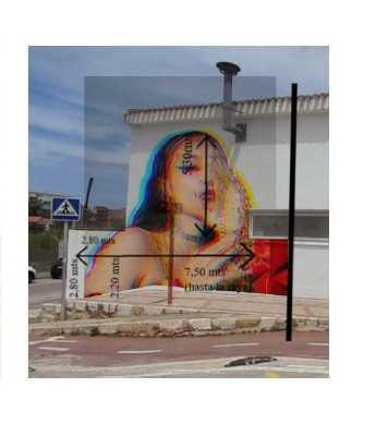 El arte urbano luce en el edificio de Juventud Dénia