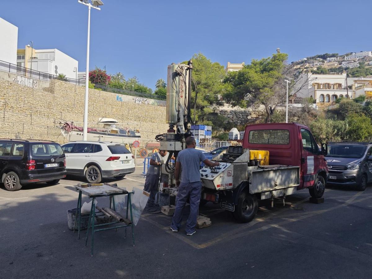 El Puerto de Xàbia se prepara para la construcción del nuevo parquing