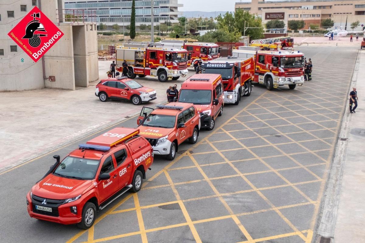 Nuestros bomberos se desplazan a Castilla la Mancha para combatir los incendios Nuestros bomberos se desplazan a Castilla la Mancha para combatir los incendios