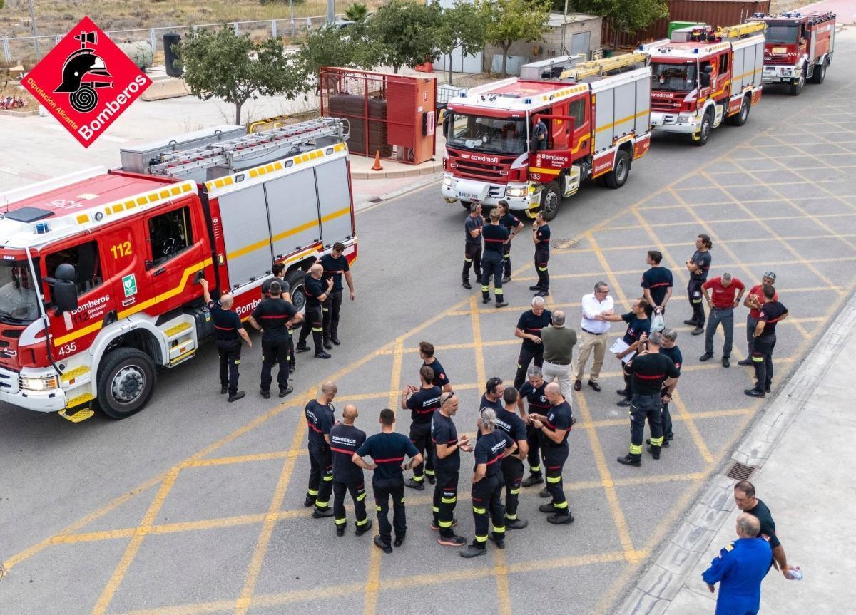 Nuestros bomberos se desplazan a Castilla la Mancha para combatir los incendios Nuestros bomberos se desplazan a Castilla la Mancha para combatir los incendios