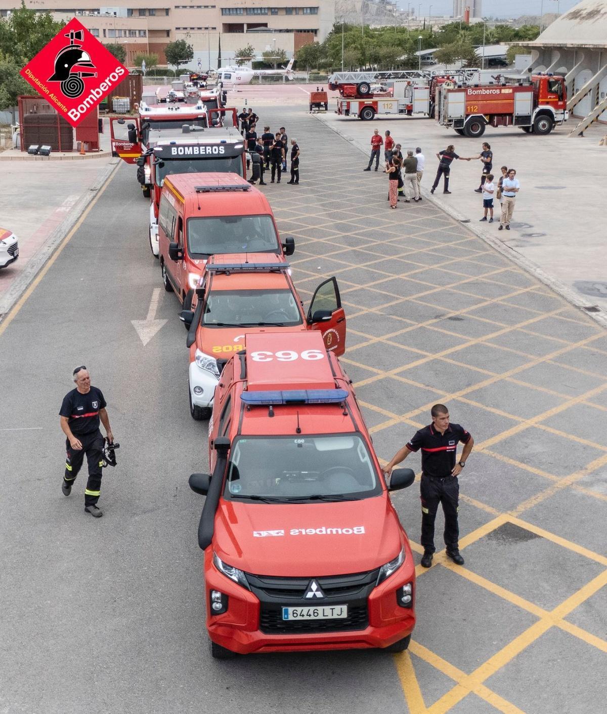 Nuestros bomberos se desplazan a Castilla la Mancha para combatir los incendios Nuestros bomberos se desplazan a Castilla la Mancha para combatir los incendios