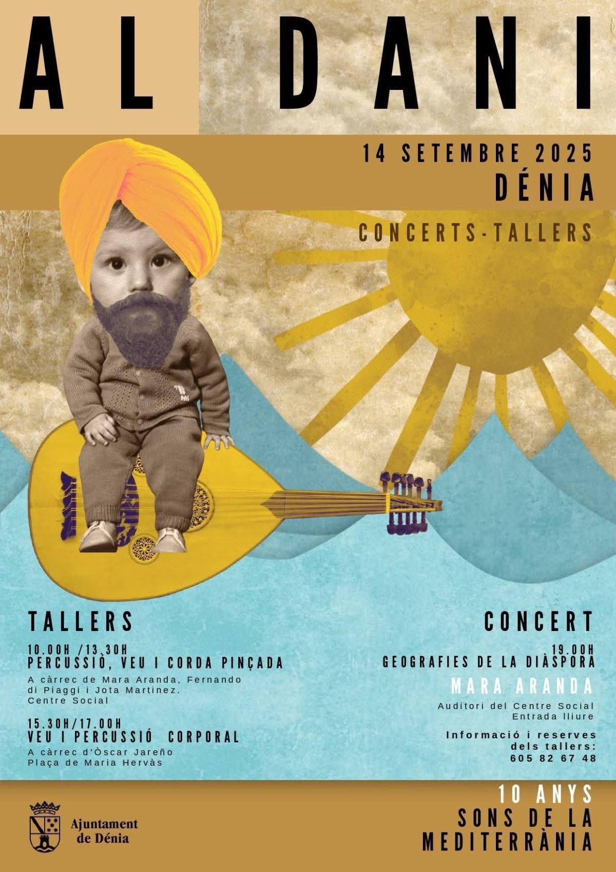 El festival Al Dani celebra en Dénia su 10º aniversario con talleres y un concierto de Mara Aranda El festival Al Dani celebra en Dénia su 10º aniversario con talleres y un concierto de Mara Aranda
