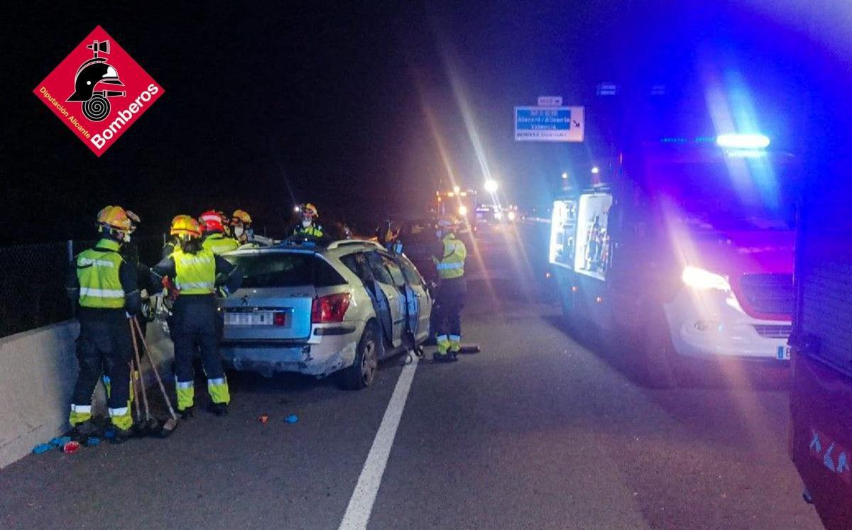 Fallece uno de los heridos en el accidente múltiple del domingo en la N-332 a la altura de Benissa Fallece uno de los heridos en el accidente múltiple del domingo en la N-332 a la altura de Benissa