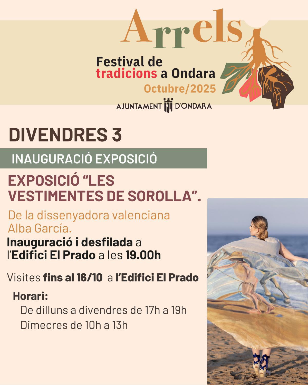 Cultura Arrels d'Ondara ens convida a la passarel.la "Sorolla, moda i sostenibilitat" Cultura Arrels d'Ondara ens convida a la passarel.la "Sorolla, moda i sostenibilitat"