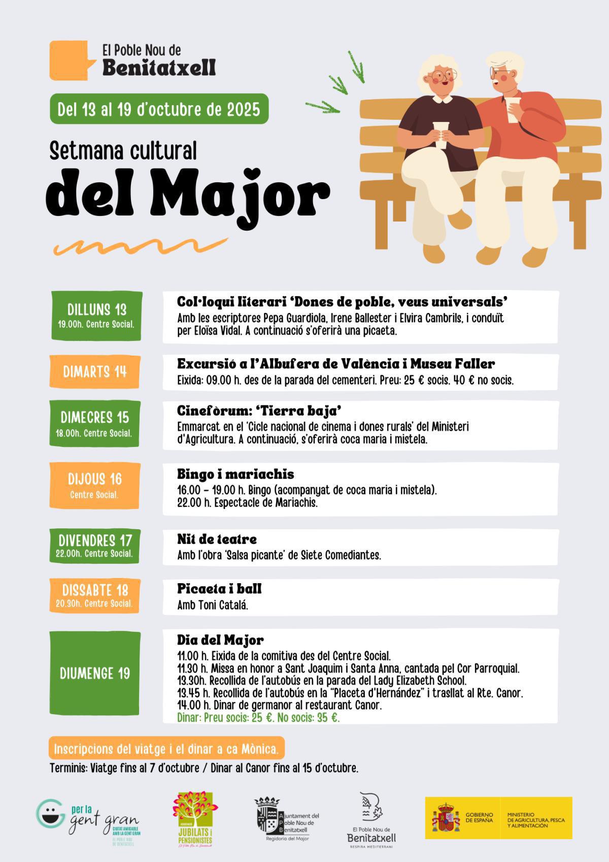 Coloquio con tres escritoras para celebrar la Semana del Mayor en Benitatxell
