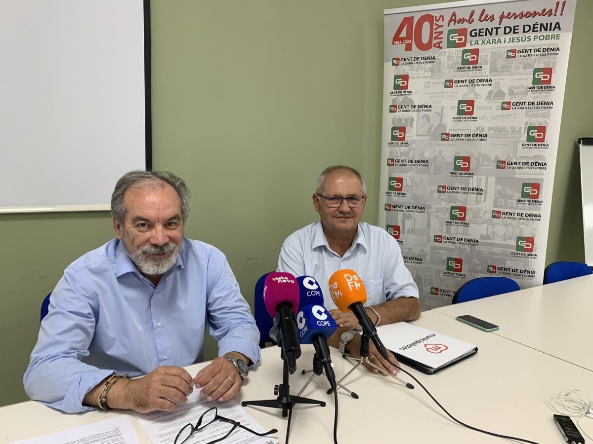 Gent de Dénia recoge firmas y presenta una moción para cambiar la Ley de Aguas ante danas