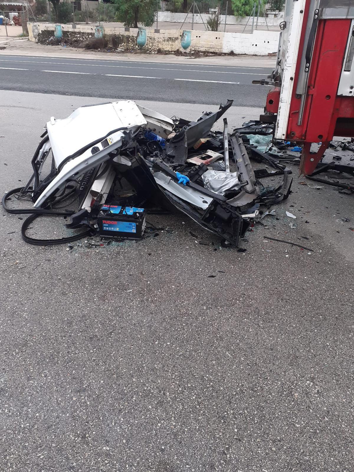 Accidente mortal de un joven en Pedreguer