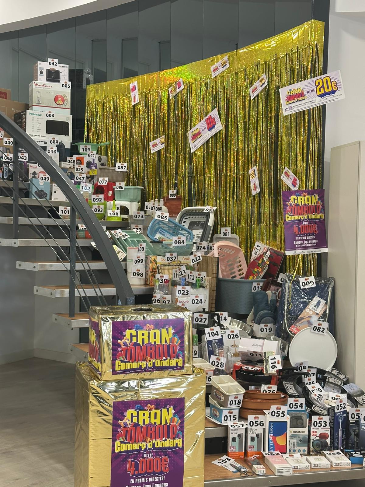 Ja està ací la gran tómbola del comerç d'Ondara! 