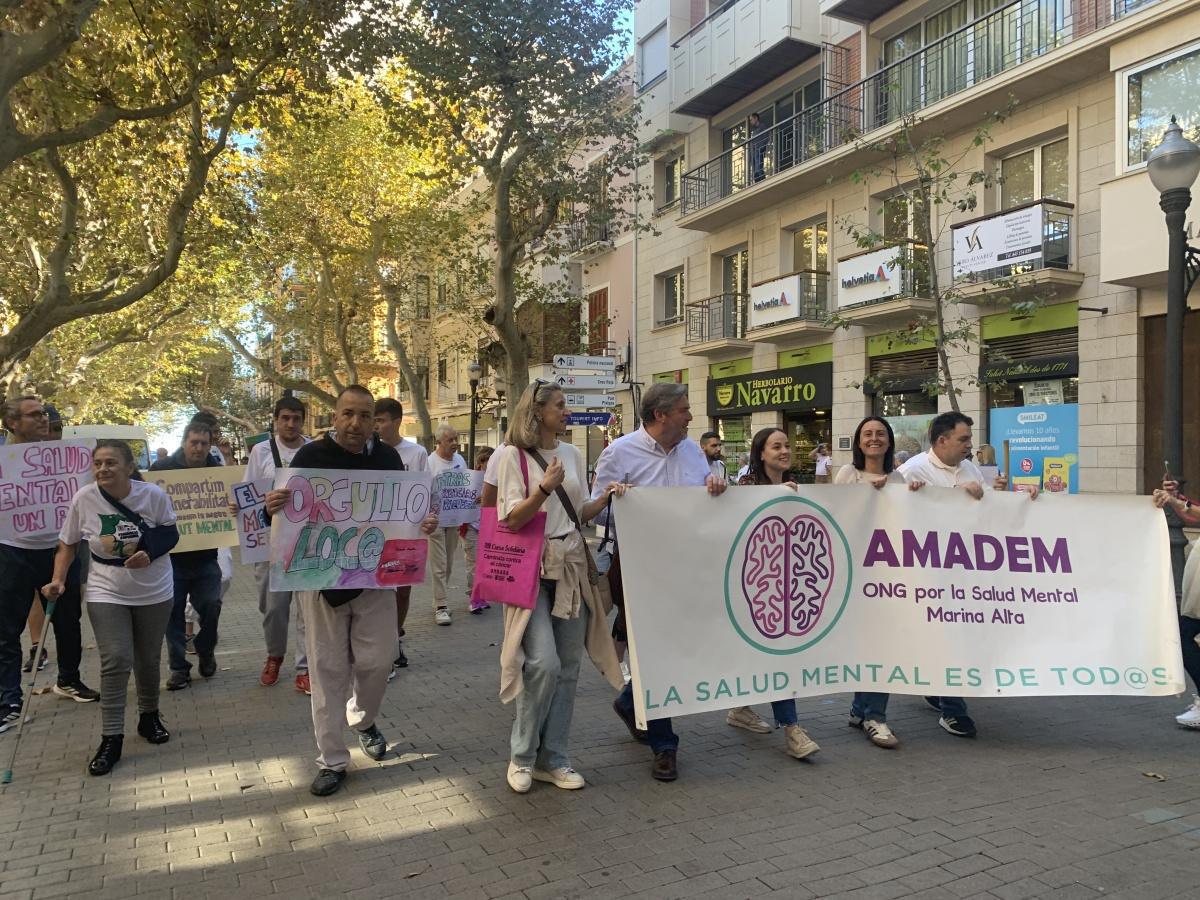 Dénia con el Día Mundial por la Salud Mental