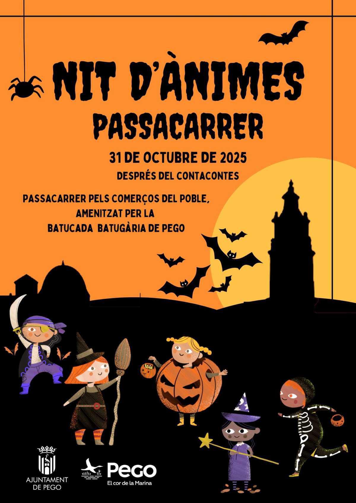 Pego organiza varias actividades para celebrar la ‘Nit d'Ànimes’ Pego organiza varias actividades para celebrar la ‘Nit d'Ànimes’