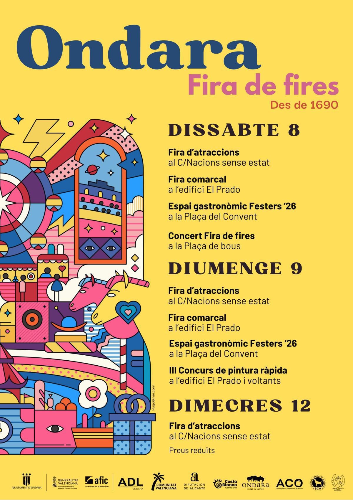 Compte arrere per a que Ondara vibre amb el seua Fira de Fires