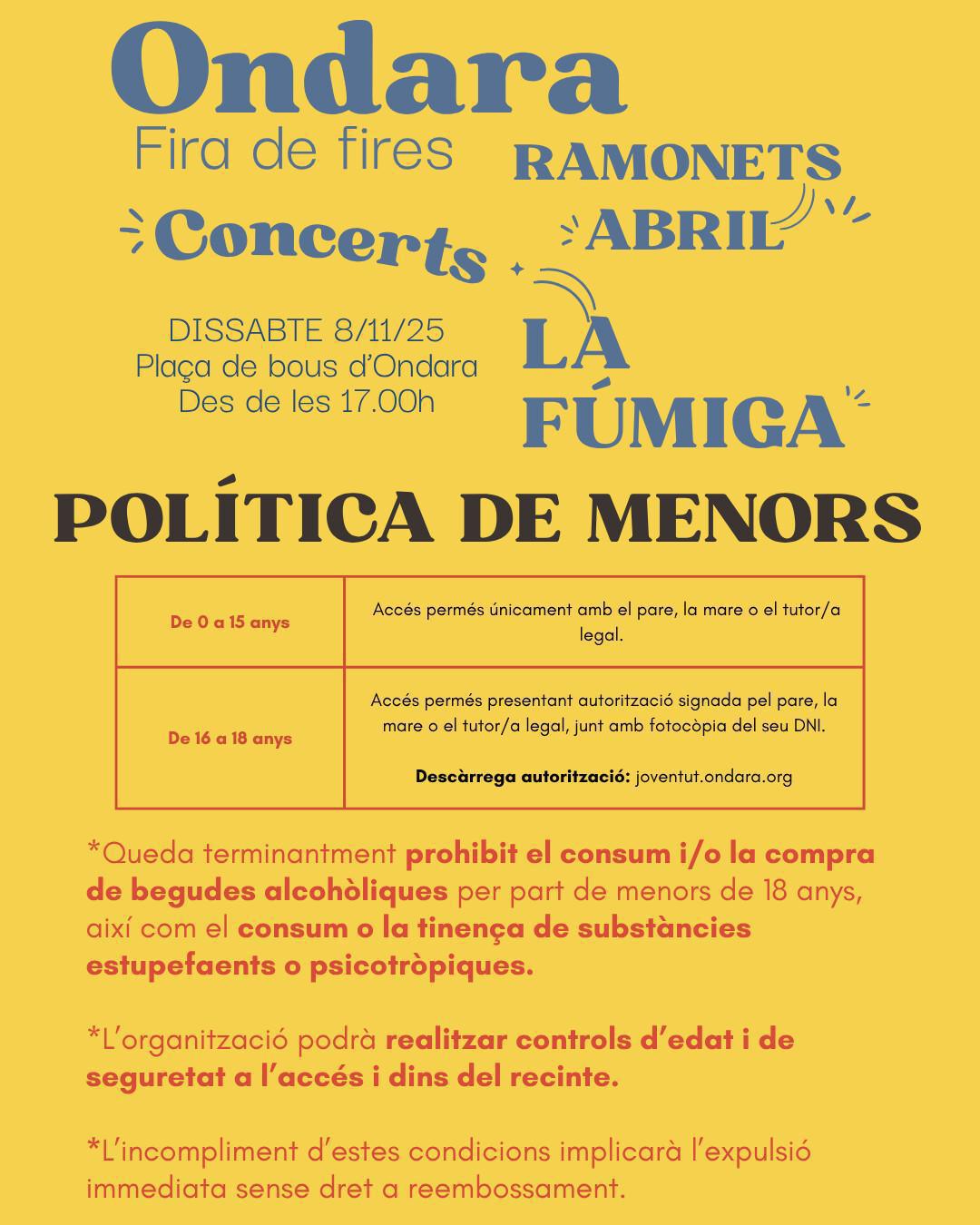 Ondara omplirà de música i festa la seua Fira de Fires amb La Fúmiga, Abril i Ramonets