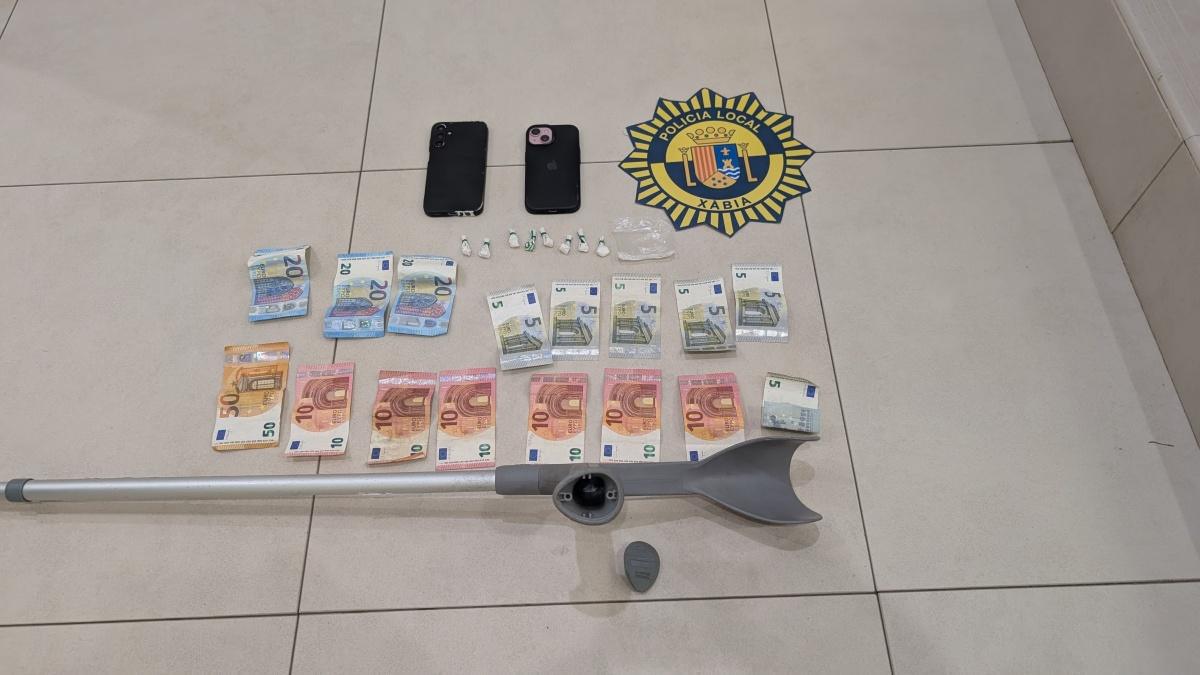 El perro Kosmo permite la detención de un individuo por presunto tráfico de drogas