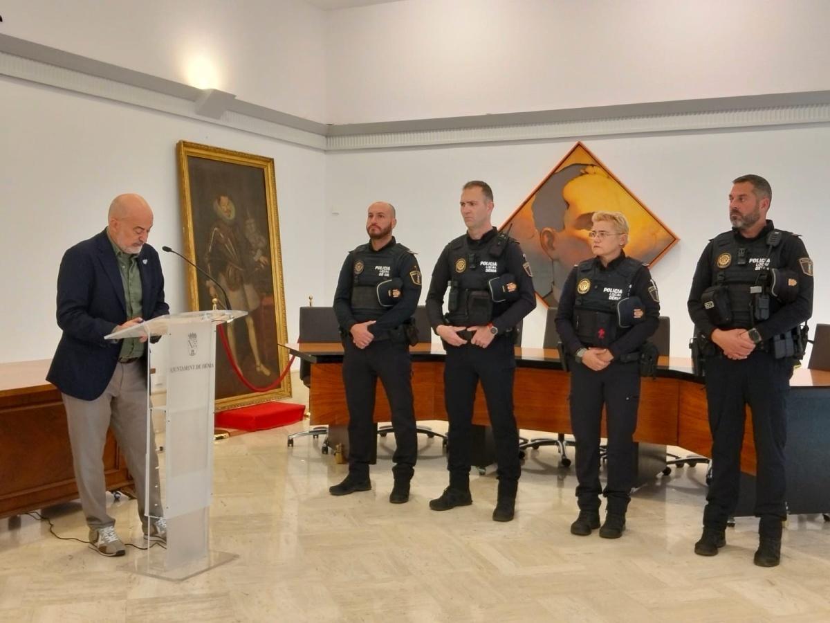 La Policía Local de Dénia refuerza la seguridad con la creación de la Unidad de Protección