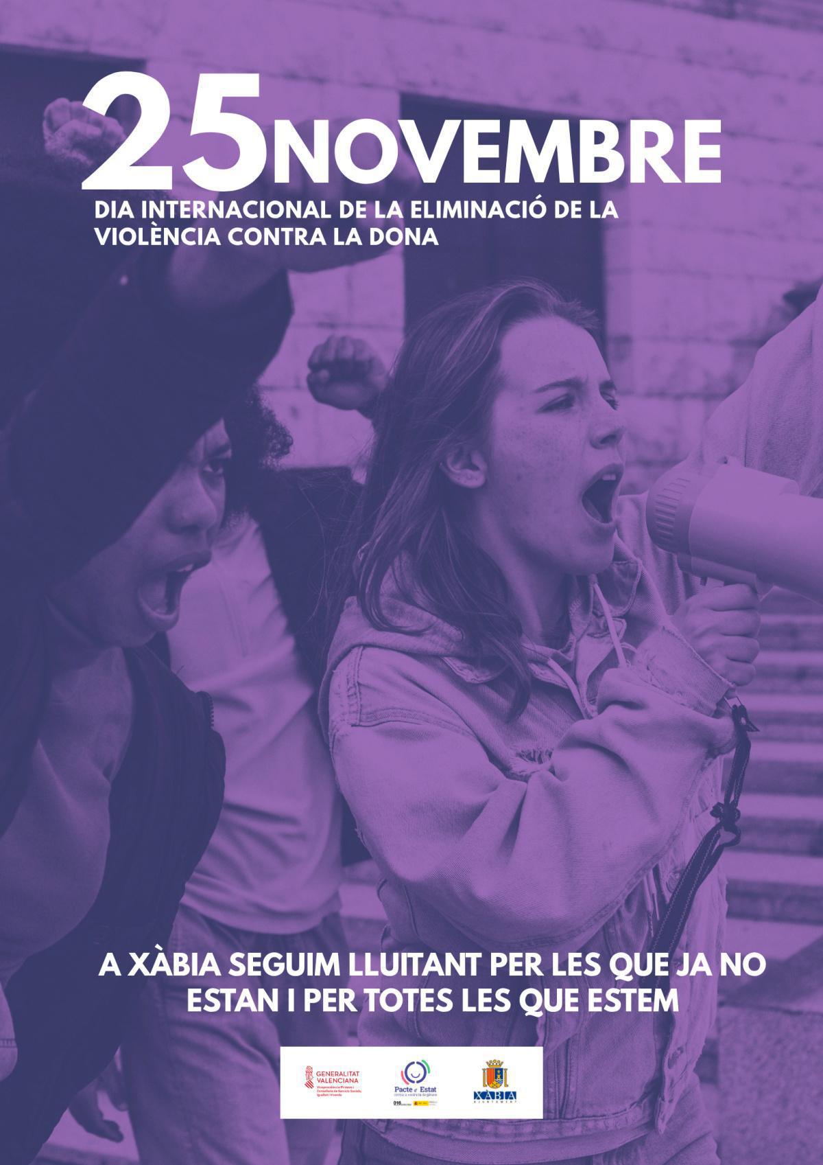 Actos en torno al 25 N en la Marina Alta Actos en torno al 25 N en la Marina Alta