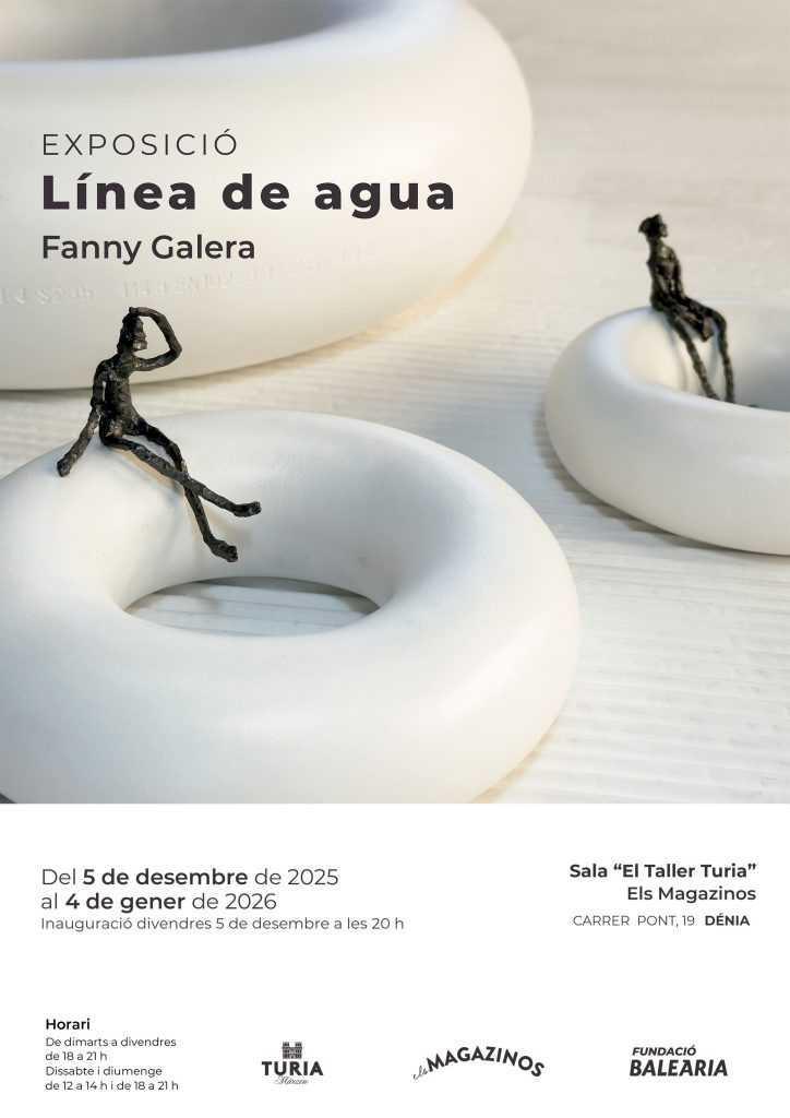 Línea de agua de Fanny Galera abre su exposición de la mano de la Fundación Baleària en Dénia