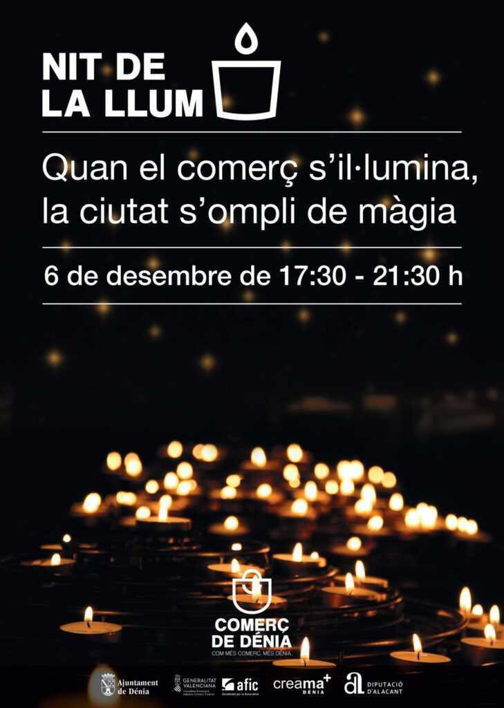 La Nit de la Llum llenará Dénia de ambiente navideño este sábado