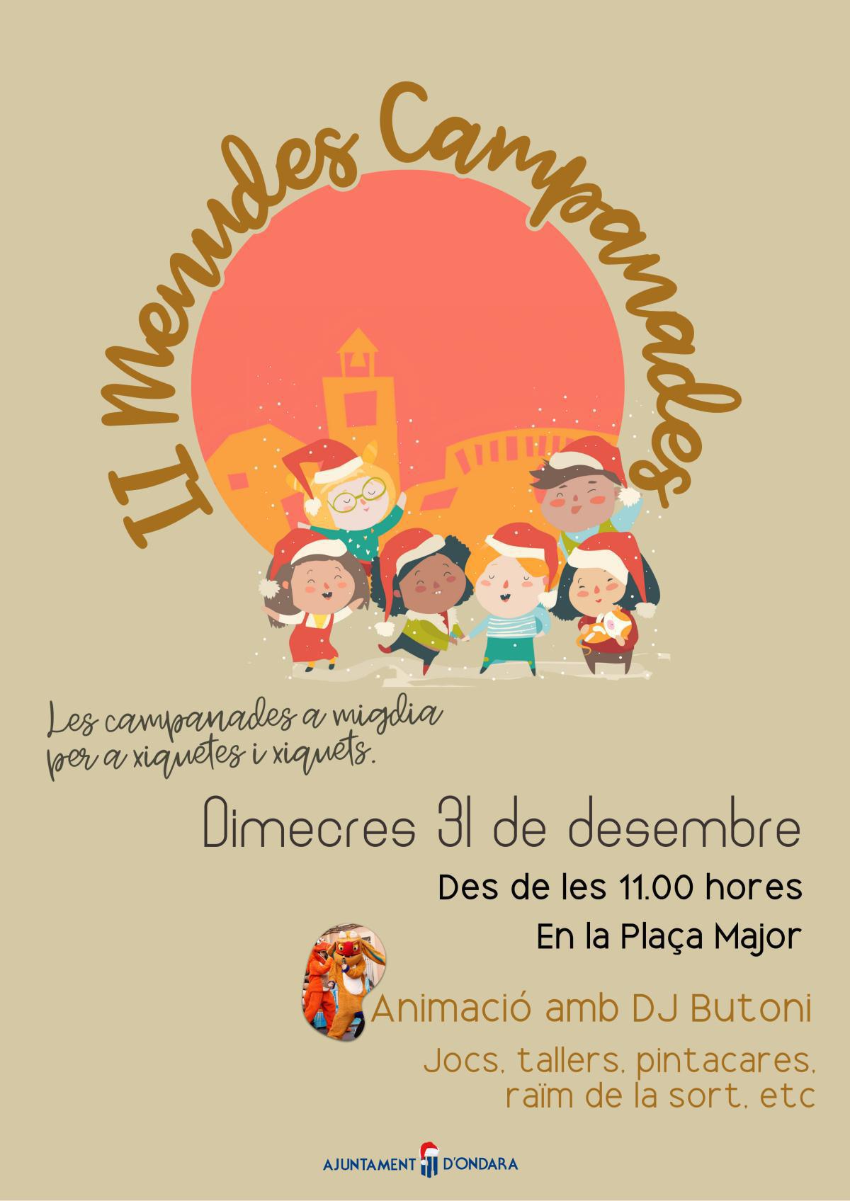 Aplega el Nadal a Ondara amb les Menudes Campanades i la renovació de la il·luminació Aplega el Nadal a Ondara amb les Menudes Campanades i la renovació de la il·luminació