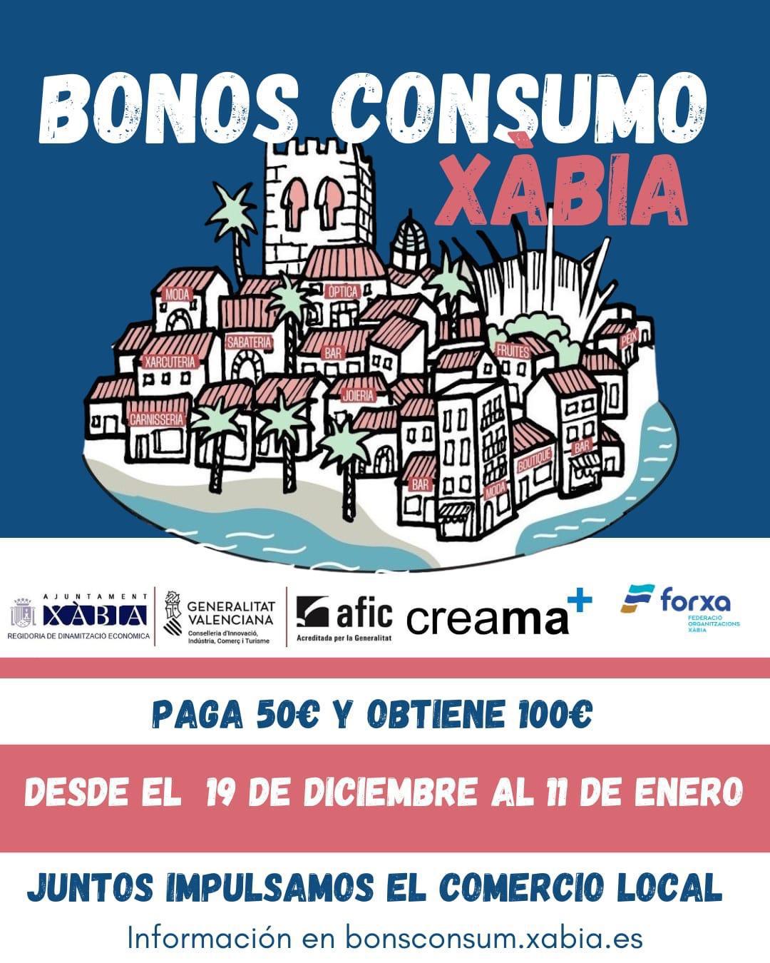 Xàbia lanza este viernes los Bonos Consumo
