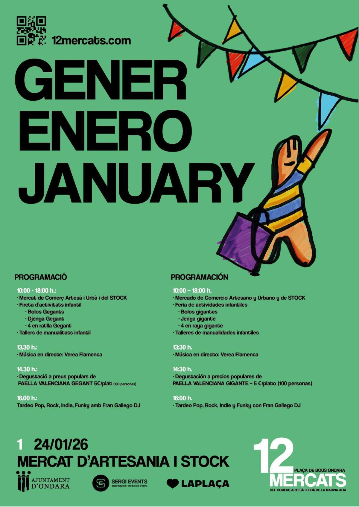 Ondara posa en marxa “12 Mercats” a la Plaça de Bous per fomentar el comerç de proximitat Ondara posa en marxa “12 Mercats” a la Plaça de Bous per fomentar el comerç de proximitat