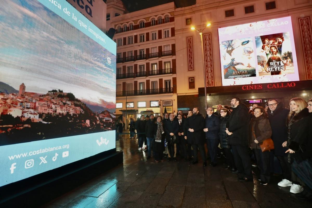 La Costa Blanca promociona su oferta turística en pleno centro de Madrid La Costa Blanca promociona su oferta turística en pleno centro de Madrid