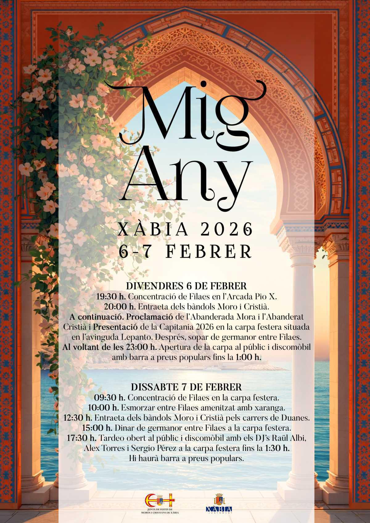 Programa Mig Any de Moros y Cristianos de Xàbia