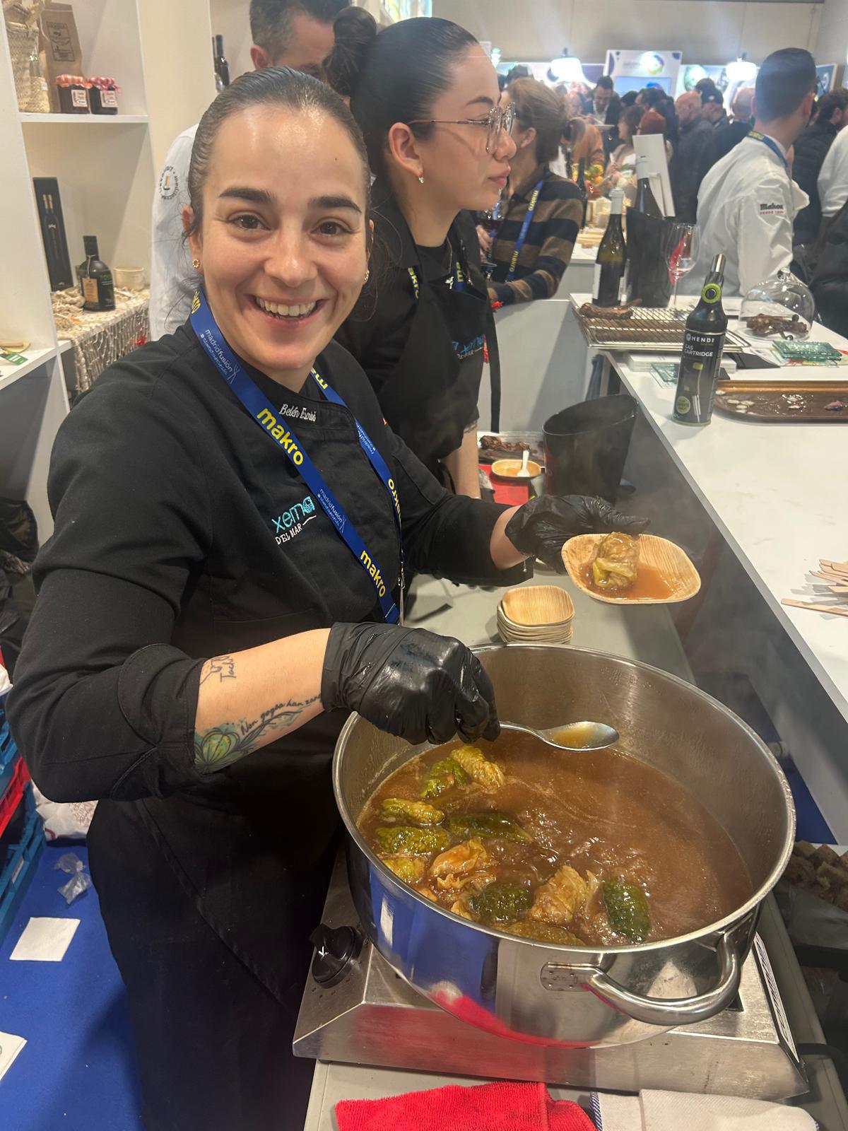 Madrid Fusion: La Xerna, Bodega Benjamín, Cidoncha o Les Freses copan la atención de los ministros Morant y Hereu