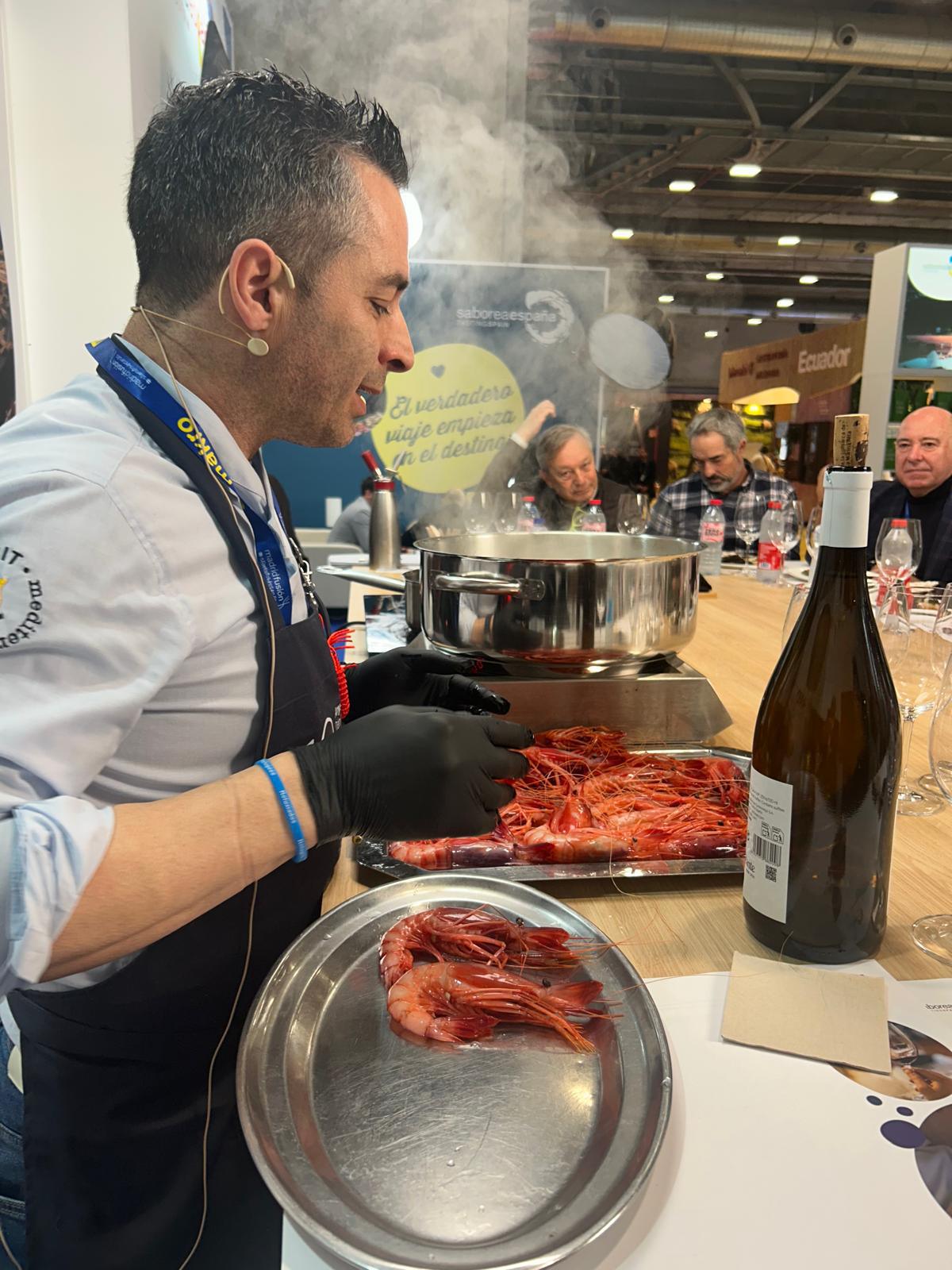 Madrid Fusion: La Xerna, Bodega Benjamín, Cidoncha o Les Freses copan la atención de los ministros Morant y Hereu