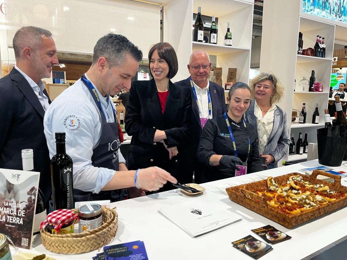 Madrid Fusion: La Xerna, Bodega Benjamín, Cidoncha o Les Freses copan la atención de los ministros Morant y Hereu