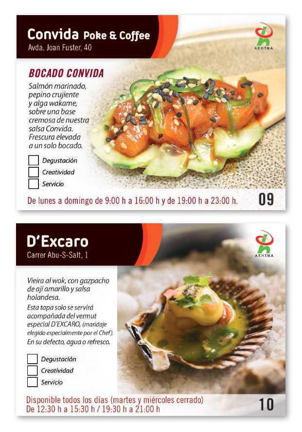 Listos para la XXVII Ruta de Tapas de Dénia Listos para la XXVII Ruta de Tapas de Dénia