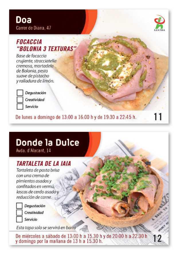 Listos para la XXVII Ruta de Tapas de Dénia