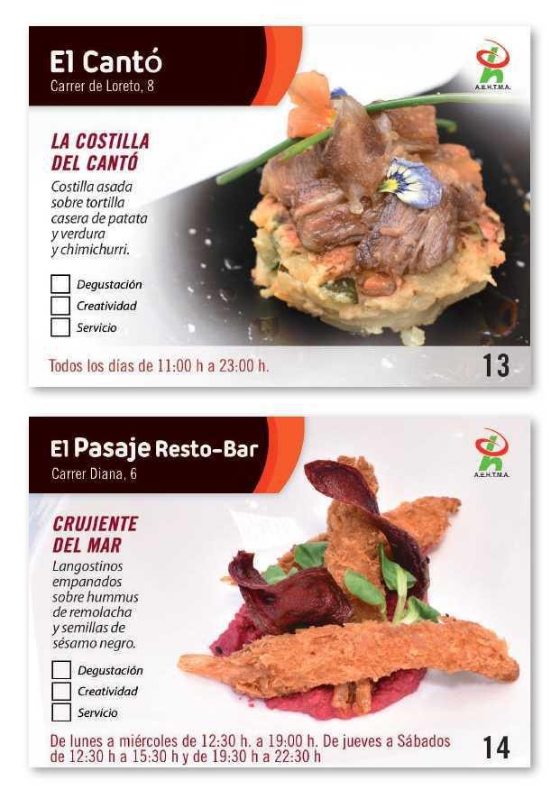 Listos para la XXVII Ruta de Tapas de Dénia Listos para la XXVII Ruta de Tapas de Dénia