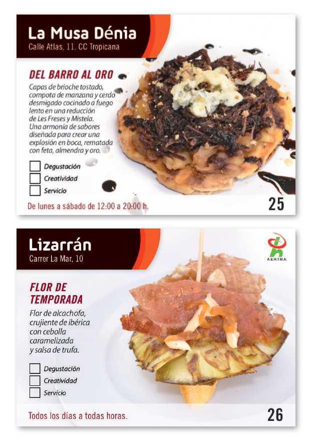 Listos para la XXVII Ruta de Tapas de Dénia