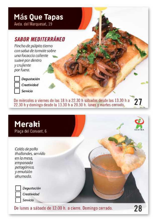 Listos para la XXVII Ruta de Tapas de Dénia