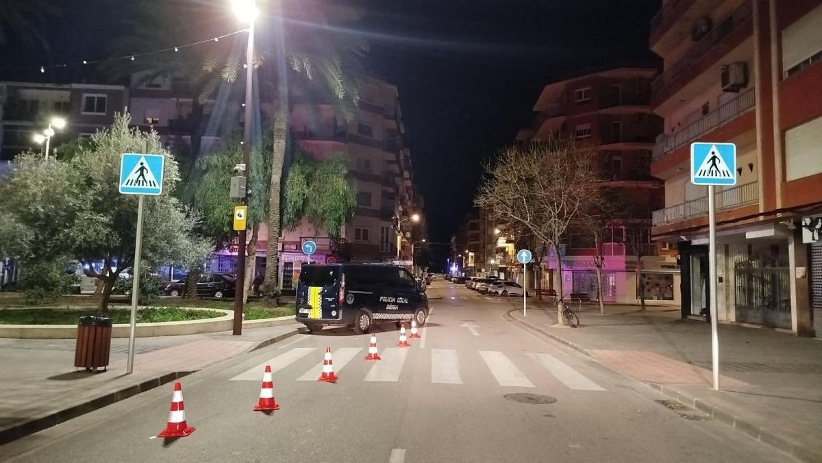 La noche del sábado en Dénia: ocho actas por tenencia de sustancias estupefacientes