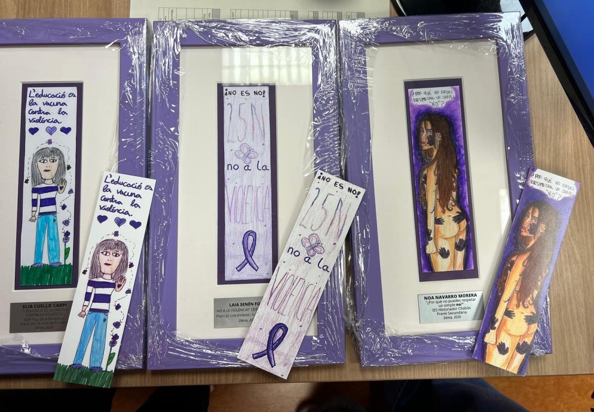 El Concurso de dibujo del 25N en Dénia nos deja trabajos como “La educación es la vacuna contra la violencia” El Concurso de dibujo del 25N en Dénia nos deja trabajos como “La educación es la vacuna contra la violencia”