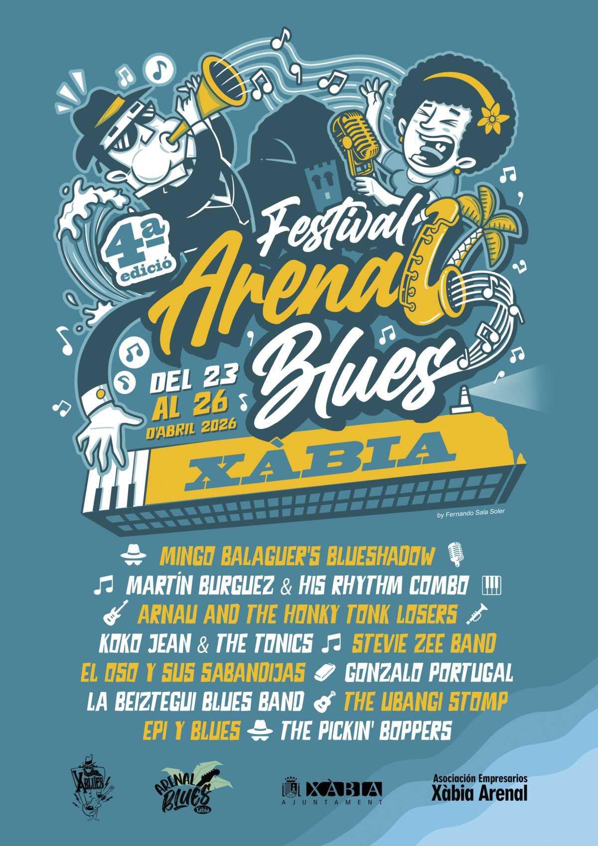 Xàbia anuncia el Arenal Blues tras el lleno de Sheryl Youngblood y fija el festival del 23 al 26 de abril