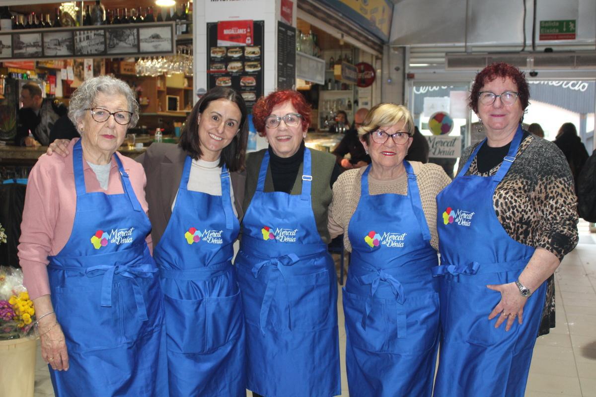 El Mercat Municipal de Dénia celebra el Día de la Mujer con showcookings protagonizados por mujeres