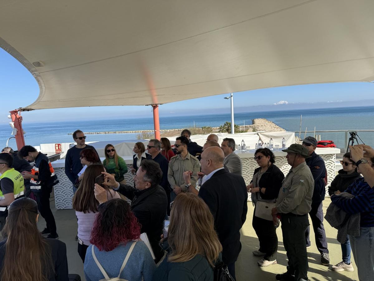 Dénia acoge unas jornadas internacionales sobre protección de tortugas marinas con una delegación de Costa Rica