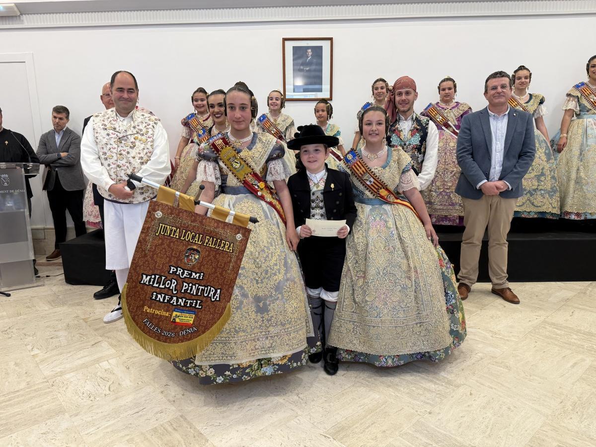 Diana y Baix la Mar se llevan los primeros premios de las Fallas Infantiles de Dénia