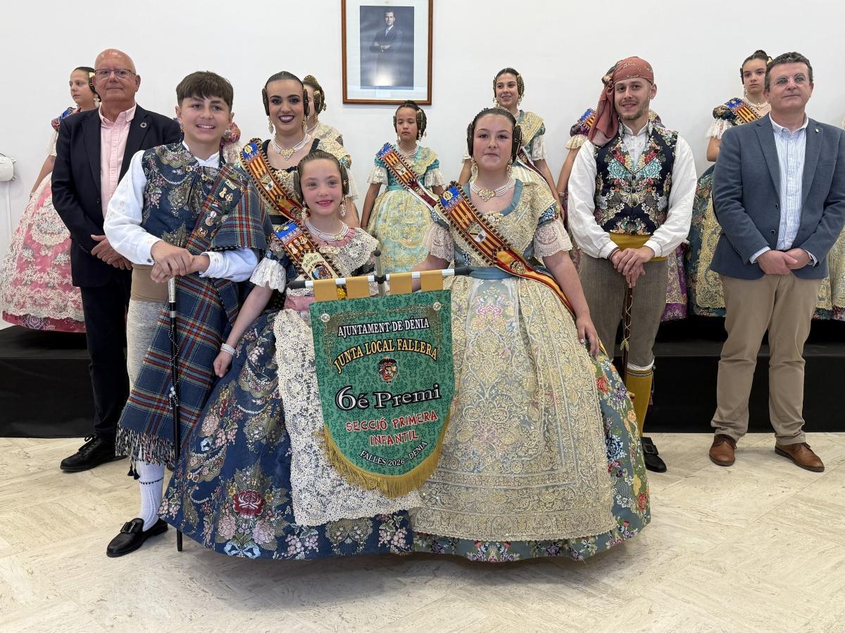 Diana y Baix la Mar se llevan los primeros premios de las Fallas Infantiles de Dénia Diana y Baix la Mar se llevan los primeros premios de las Fallas Infantiles de Dénia