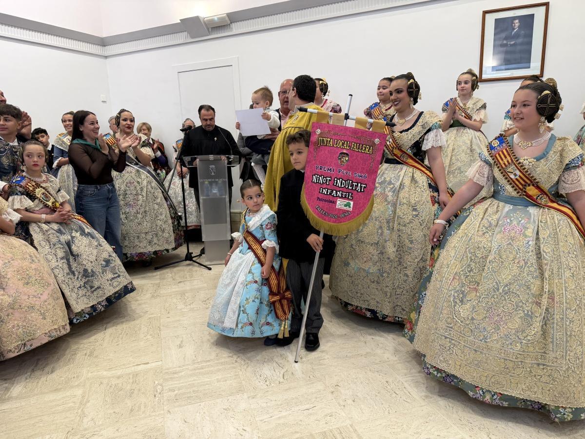 Diana y Baix la Mar se llevan los primeros premios de las Fallas Infantiles de Dénia Diana y Baix la Mar se llevan los primeros premios de las Fallas Infantiles de Dénia