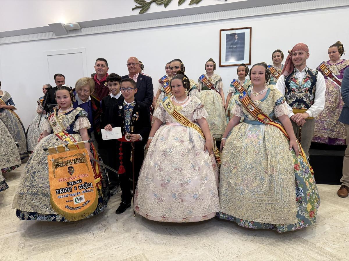 Diana y Baix la Mar se llevan los primeros premios de las Fallas Infantiles de Dénia